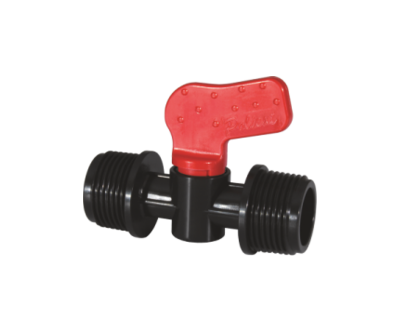 Кран для капельного полива 3/4" НР x 3/4" НР (Poliext 07300030)